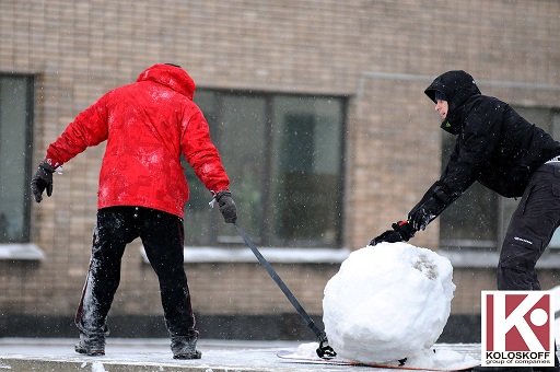 Битва снеговиков во Дворце детского творчества