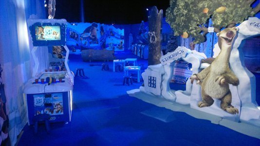 Детский парк развлечений «Ледниковый период» в московском торгово-развлекательном центре «АФИМОЛЛ Сити» Колоскофф Груп