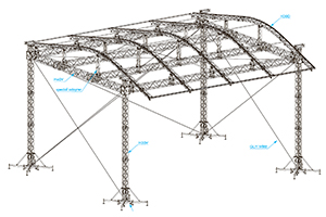 Prolyte CLT Roof 12x10 ( 1210,  1210) - 