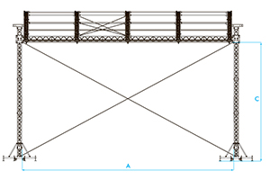 Prolyte CLT Roof 12x8 ( 128,  128) - 