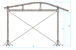 Prolyte CLT Roof 12x10 ( 1210,  1210) - 