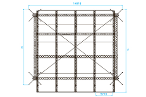 Prolyte CLT Roof 12x10 ( 1210,  1210) - 