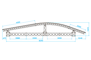 Prolyte CLT Roof 12x8 ( 128,  128) - 